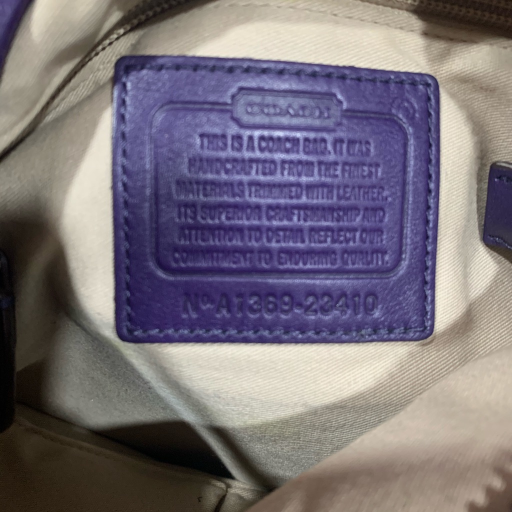 Authentic Navy Blue Coach Crossbody